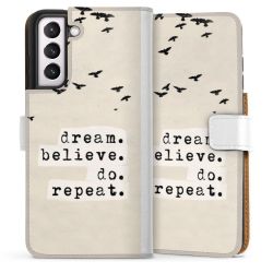 Sideflip mit Lasche weiß