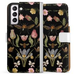 Wildblumen und Biene Schwarz