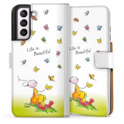 Sideflip mit Lasche weiß