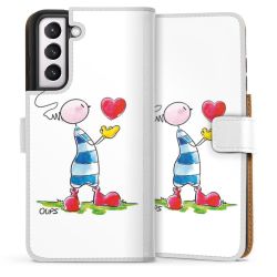 Sideflip mit Lasche weiß