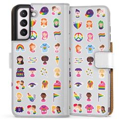 Sideflip mit Lasche weiß