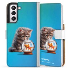 Sideflip mit Lasche weiß