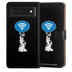 Sideflip mit langer Lasche schwarz