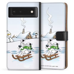 Sideflip mit langer Lasche schwarz