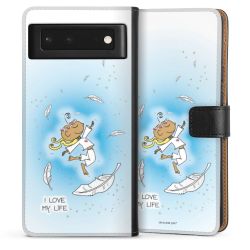 Sideflip mit langer Lasche schwarz