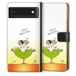 Sideflip mit langer Lasche schwarz