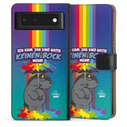 Sideflip mit langer Lasche schwarz