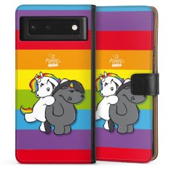 Sideflip mit langer Lasche schwarz