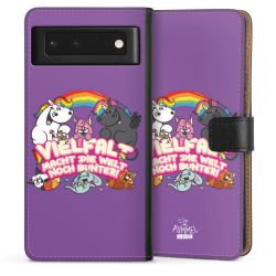 Sideflip mit langer Lasche schwarz