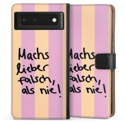 Sideflip mit langer Lasche schwarz