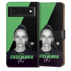 Sideflip mit langer Lasche schwarz