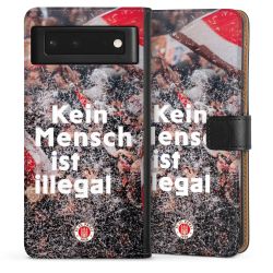 Sideflip mit langer Lasche schwarz