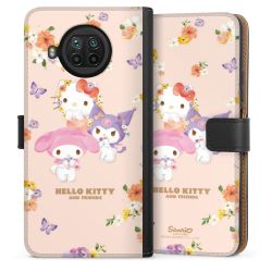 Sideflip mit langer Lasche schwarz