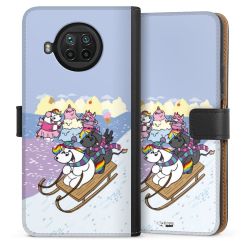 Sideflip mit langer Lasche schwarz