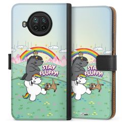 Sideflip mit langer Lasche schwarz