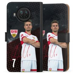 Sideflip mit langer Lasche schwarz