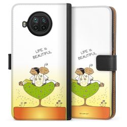 Sideflip mit langer Lasche schwarz