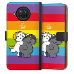 Sideflip mit langer Lasche schwarz