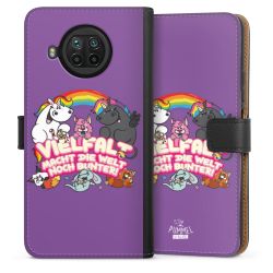 Sideflip mit langer Lasche schwarz