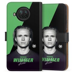 Sideflip mit langer Lasche schwarz