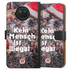 Sideflip mit langer Lasche schwarz