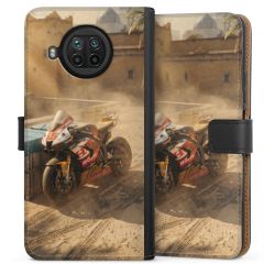 Sideflip mit langer Lasche schwarz