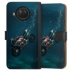 Sideflip mit langer Lasche schwarz