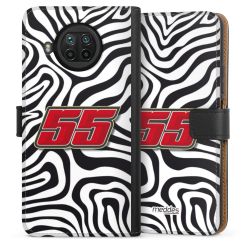 Sideflip mit langer Lasche schwarz