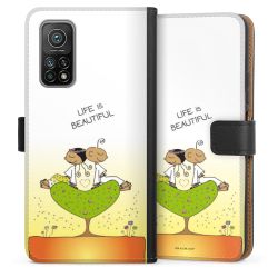 Sideflip mit langer Lasche schwarz