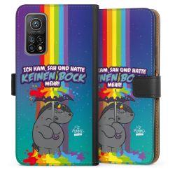 Sideflip mit langer Lasche schwarz