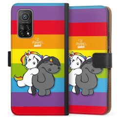 Sideflip mit langer Lasche schwarz