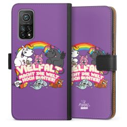 Sideflip mit langer Lasche schwarz