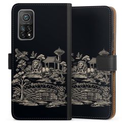 Sideflip mit langer Lasche schwarz