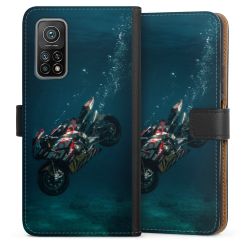 Sideflip mit langer Lasche schwarz