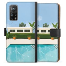 Sideflip mit langer Lasche schwarz