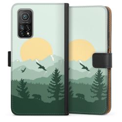 Sideflip mit langer Lasche schwarz