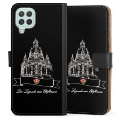 Sideflip mit langer Lasche schwarz