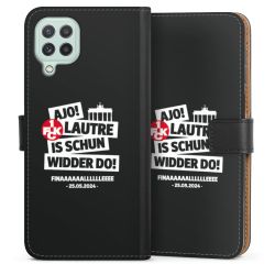 Sideflip mit langer Lasche schwarz