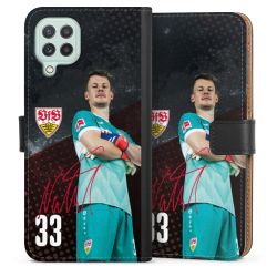 Sideflip mit langer Lasche schwarz