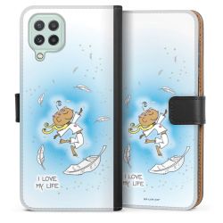 Sideflip mit langer Lasche schwarz