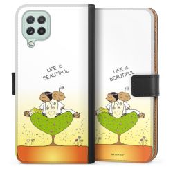 Sideflip mit langer Lasche schwarz