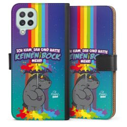 Sideflip mit langer Lasche schwarz