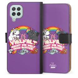 Sideflip mit langer Lasche schwarz