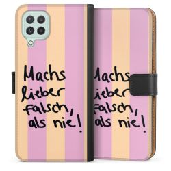 Sideflip mit langer Lasche schwarz