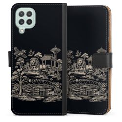 Sideflip mit langer Lasche schwarz