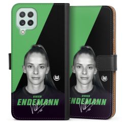 Sideflip mit langer Lasche schwarz