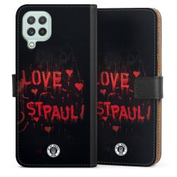 Sideflip mit langer Lasche schwarz