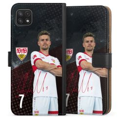 Sideflip mit langer Lasche schwarz