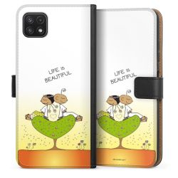 Sideflip mit langer Lasche schwarz