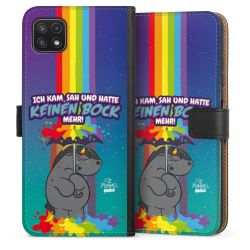 Sideflip mit langer Lasche schwarz